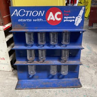 AC spark plug　ヴィンテージ　ディスプレイラック　16-157-1