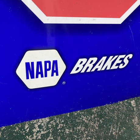 NAPA　ヴィンテージ　両面看板　15-255