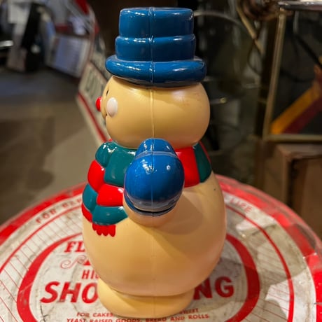 ヴィンテージ　プラスチック製　SNOWMAN　CHRISTMAS　16-326-2