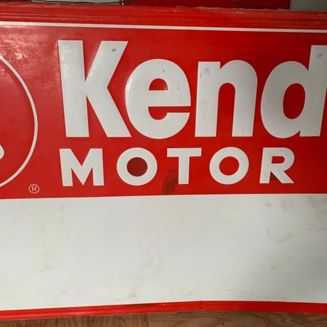 kendoll　Moter　Oil　ケンドール　ヴィンテージ　看板　(11)52-1