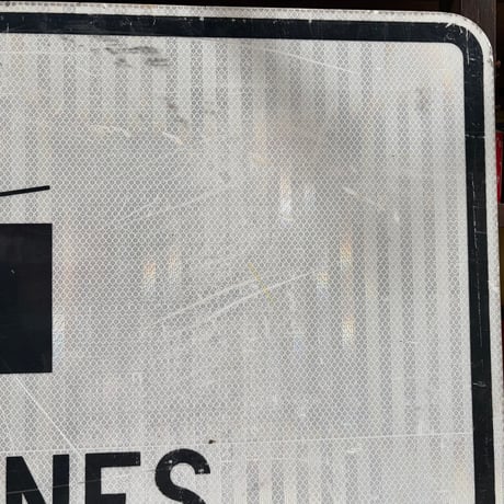 Vintage BUS LANES PHOTO ENFORCED ロードサイン 18-134