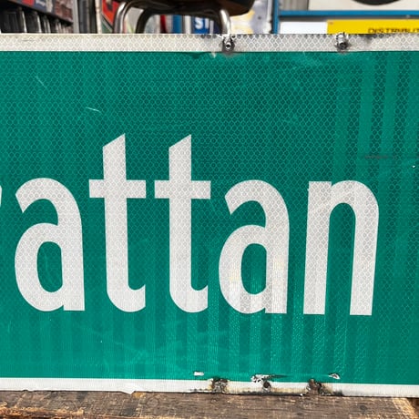 Vintage Grattan St 両面 SIGN 道路標識 19-108-117