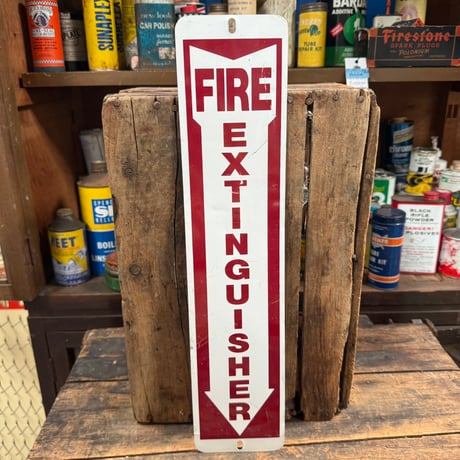 Vintage FIRE EXTINGUISHER 標識看板 19-108-147