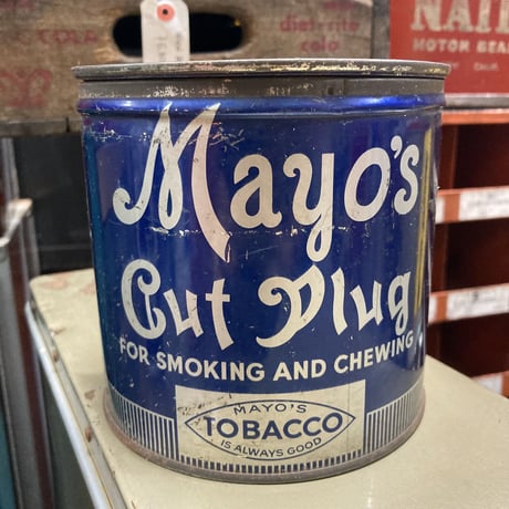 Mayo′s Cut Plug　ヴィンテージ　タバコ　ブリキ缶　14-104-1