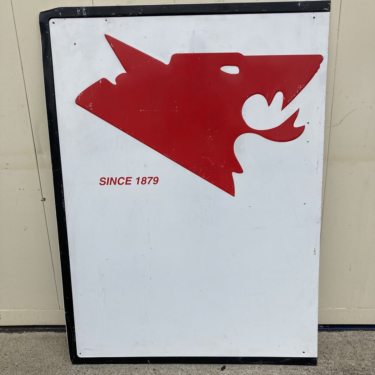 【Co.】WOLF'S HEAD ヴィンテージ看板 WOLF′S HEAD MOTOR OIL ヴィンテージ 看板 14-202 | BigBe