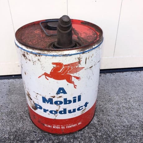 Mobil モービルオイル フライングレッドペガサス ヴィンテージ オイル缶