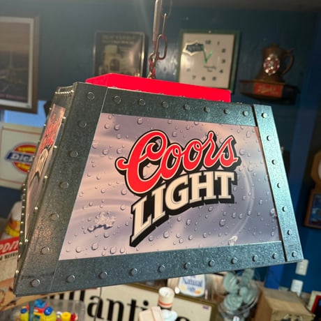 Vintage Coors LIGHT ペンダントライト 20-167
