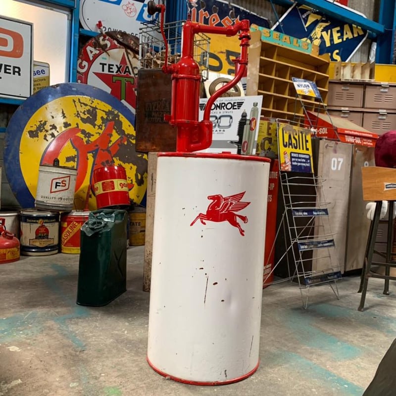 新品 80年代 ビンテージ 南部風鈴 Mobil モービル石油 旧車 当時物