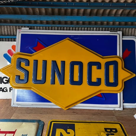 Sunoco vintage 超大型看板　プラスチック製 16-308