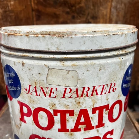 Vintage Potato Chips Can 12-55