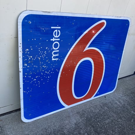 motel6 × P.TERRY′S　ヴィンテージ　両面看板　14-388-4