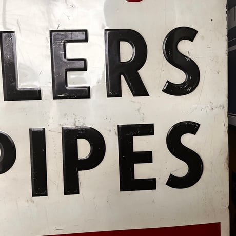 Vintage AP MUFFLERS 特大看板 20-196
