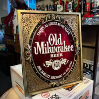 Vintage Old Milwaukee BEER SIGN　17-322