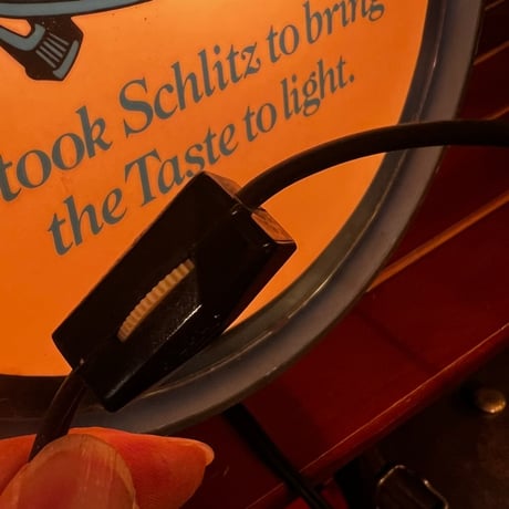 Vintage SCHLITZ Beer Light 17ー334