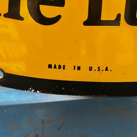 Vintage 1971 PENNZOIL 両面 看板 17-299