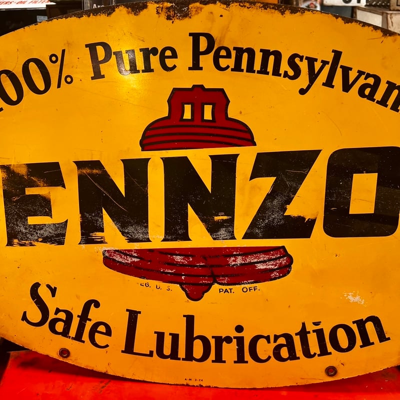 Vintage PENNZOIL 両面 Sign 20-294 | BigBear Onlin