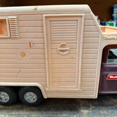 Vintage Buddy L Stables Horse Transport Trailer ミニカー 16-294
