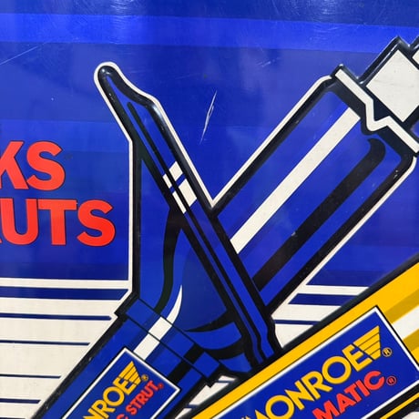 Vintage MONROE SHOCKS＆STRUTS 看板 20-68