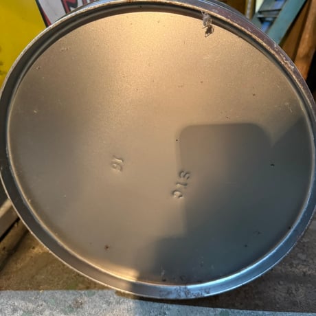 Vintage Chevron 蓋付きドラム缶 S-16-3-5