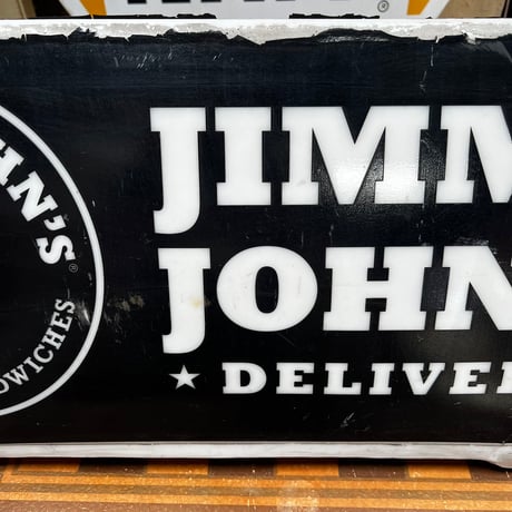 Vintage Jimmy John's Delivery Sign s-16-4-2
