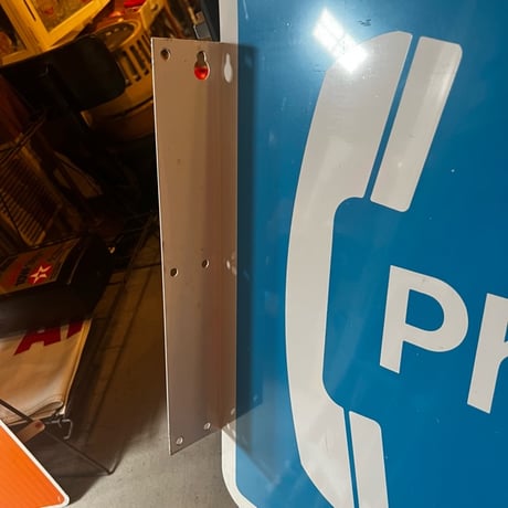 Vintage PHONE SIGN 両面 7-372