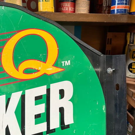 Vintage QUAKER STATE 両面看板 19-108-131