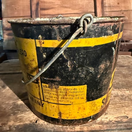 Vintage Dutch Boy Soft Paste White Lead バケツ 20-283