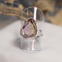 【一点もの】リング（Silver×アメトリン　背面カービング）