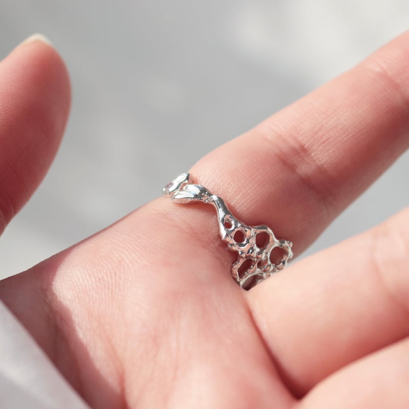 SV950リング「whisper：A」 | Torusya jewelry