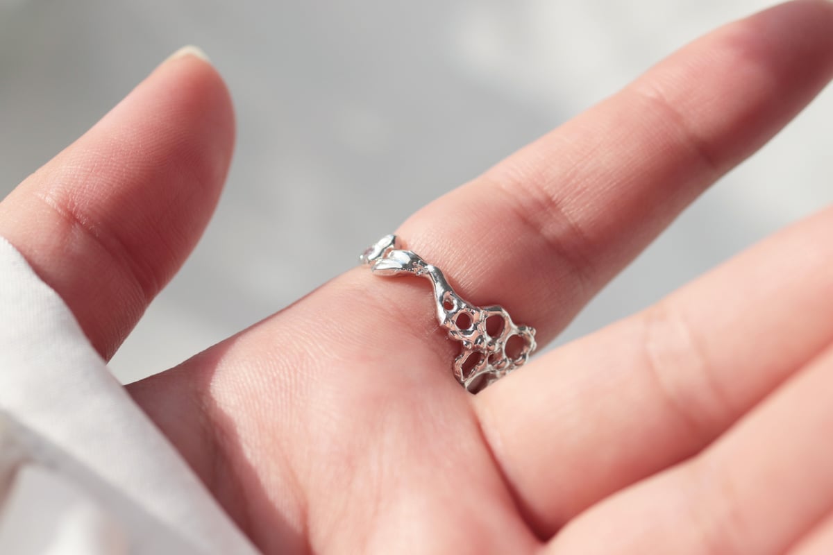 SV950リング「whisper：A」 | Torusya jewelry