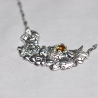 【一点もの】雲と星モチーフネックレス（Silver×スフェーン）