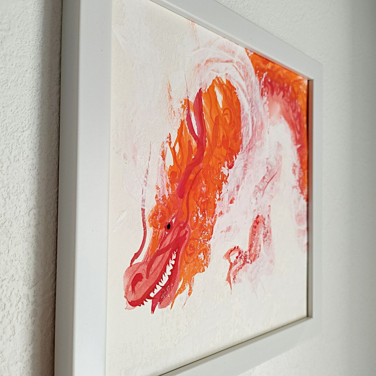 【とめきち】No.468 462 赤龍 龍神 絵画 開運絵画 とめきち】No.468 462 赤龍 龍神 絵画 開運絵画 とめきち】No