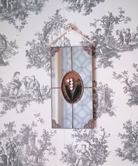 Miroir fleuri-Muguet-