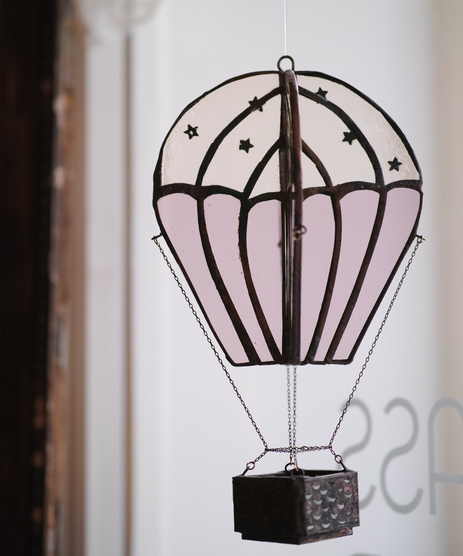 ステンドグラス 熱気球型 約50cm montgolfière 2 | nido online store