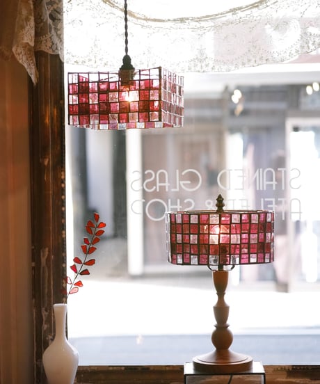 Gingham Stand -Pink-