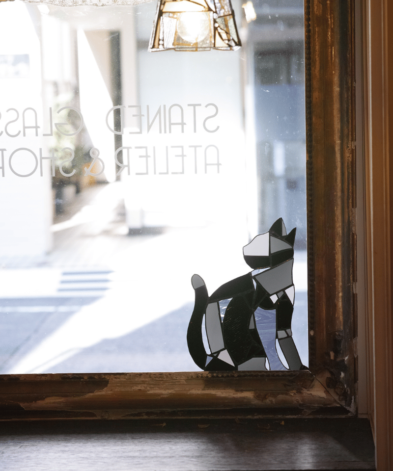 Chat noir 黒猫　おやすみライト　希少ガラス　インテリア照明 Chat noir 黒猫 おやすみライト 希少ガラス インテリア照明 | iichi