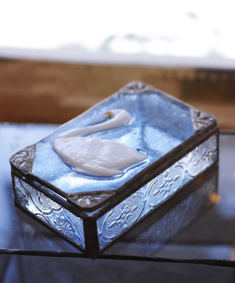 キャディスプーン　スワン/白鳥 White swan box | nido online store