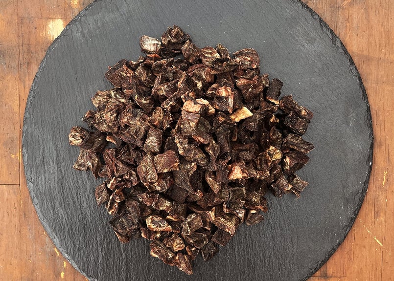 ペット用】熊本県産 鹿肉サイコロジャーキー300g 無添加 犬のおやつ