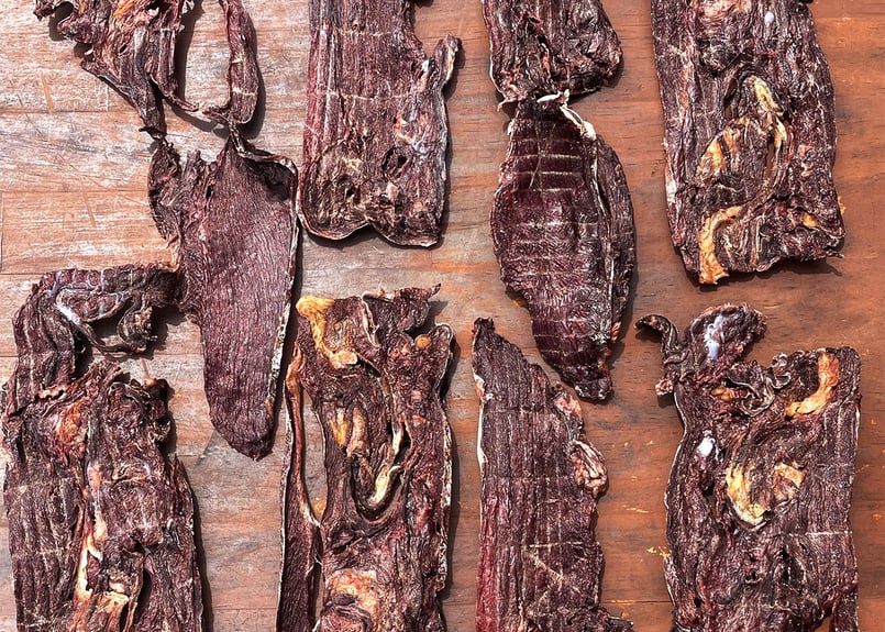 ペット用】熊本県産 鹿肉ジャーキー 薄切り 選べる容量 無添加 犬の