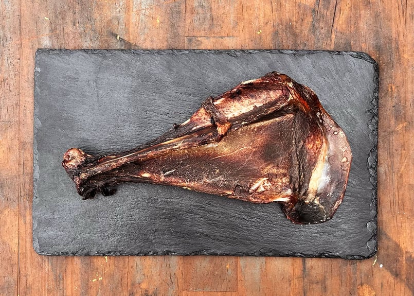 ペット用】熊本県産 鹿うちわ骨 200g 無添加 犬のおやつ ペットの