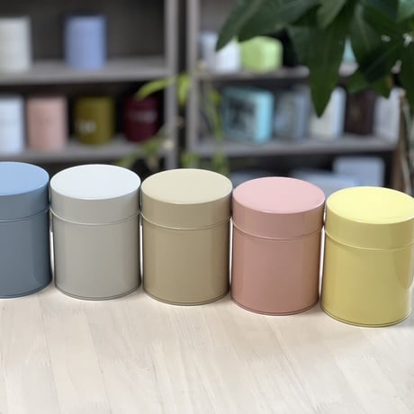 筒缶mサイズ　グレージュ