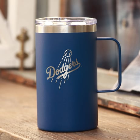 Los Angeles Dodgers 18oz. Personalized Hustle Mug