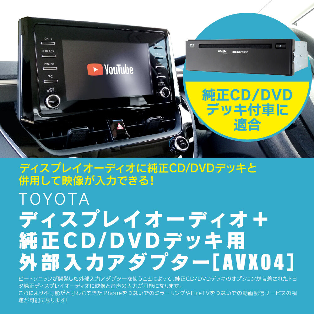 y*v様 トヨタ車専用　ディスプレイオーディオ用映像入力アダプター fit=scale-down,w=1200