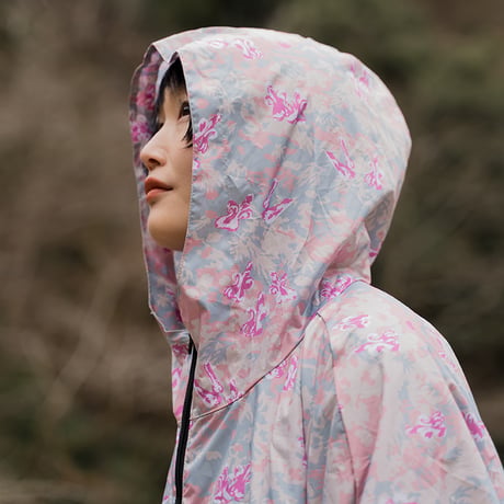 RAIN PONCHO / Dicentra