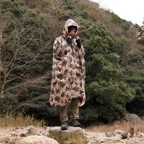 RAIN PONCHO / Grouse ＆ Nutcracker
