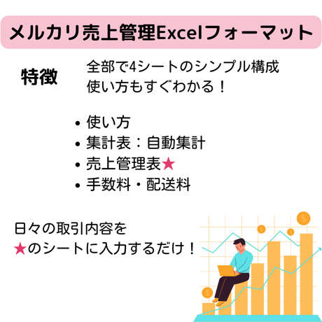 メルカリ売上管理Excelフォーマット完全版