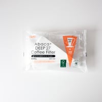フラワードリッパーDEEP27専用 アバカプラスDEEP27 コーヒーフィルター〈1杯用〉100枚入