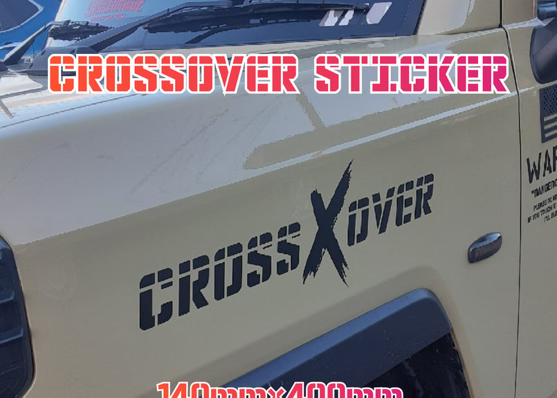 CROSSOVER カッティング ステッカー デカール | STKGANGMADE