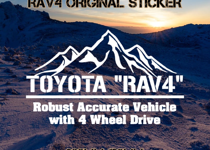 RAV4 カッティング ステッカー デカール | STKGANGMADE
