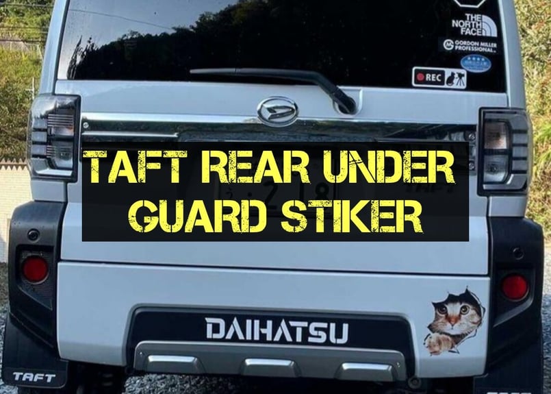 TAFT タフト リア アンダーガード カッティング ステッカー デカール